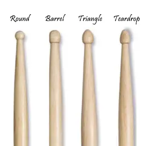 drumsticks tip shapes