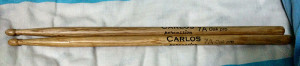 my first drumsticks!