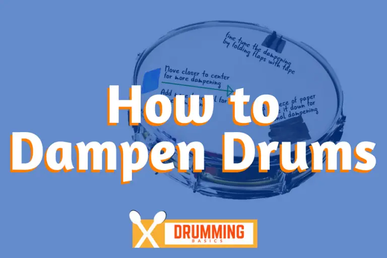 How To Dampen Drums Drumming Basics