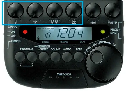 tama-rw200-volume-knobs