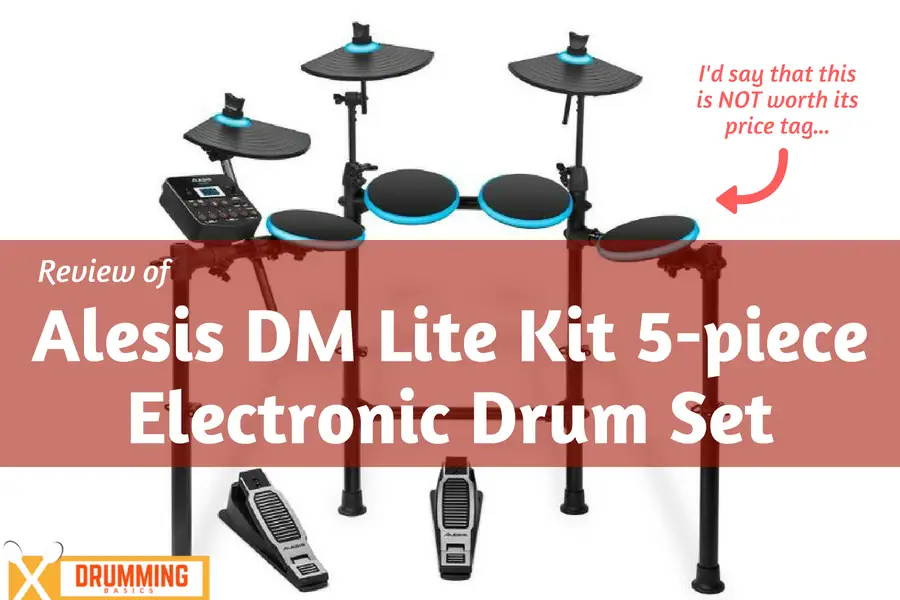 Alesis DM Lite Kit 5-piece Electronic Drum Set Review - Drumming 