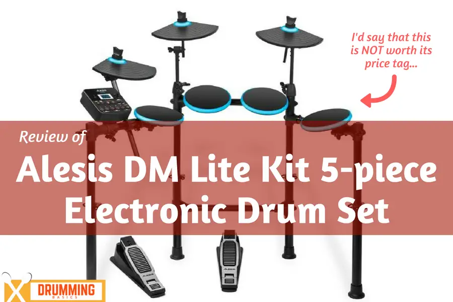 Alesis DM Lite Kit 5-piece Electronic Drum Set Review - Drumming