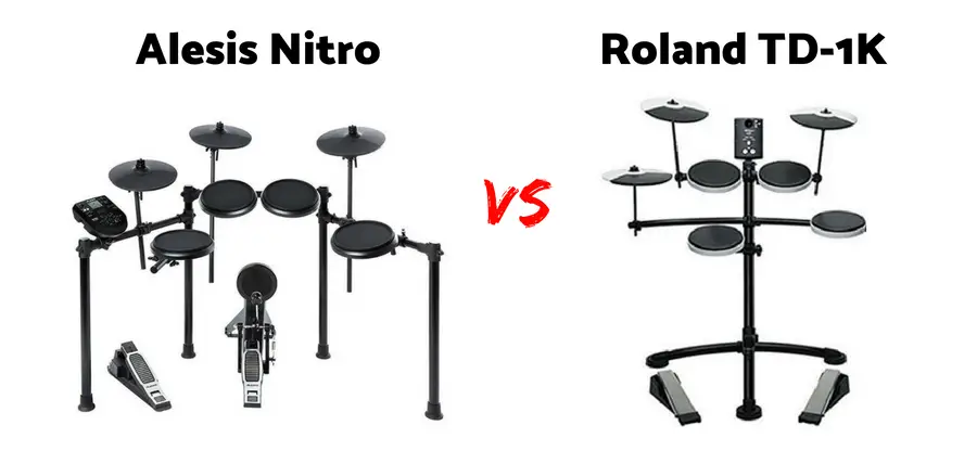 Differences between Alesis Nitro vs Roland TD1K