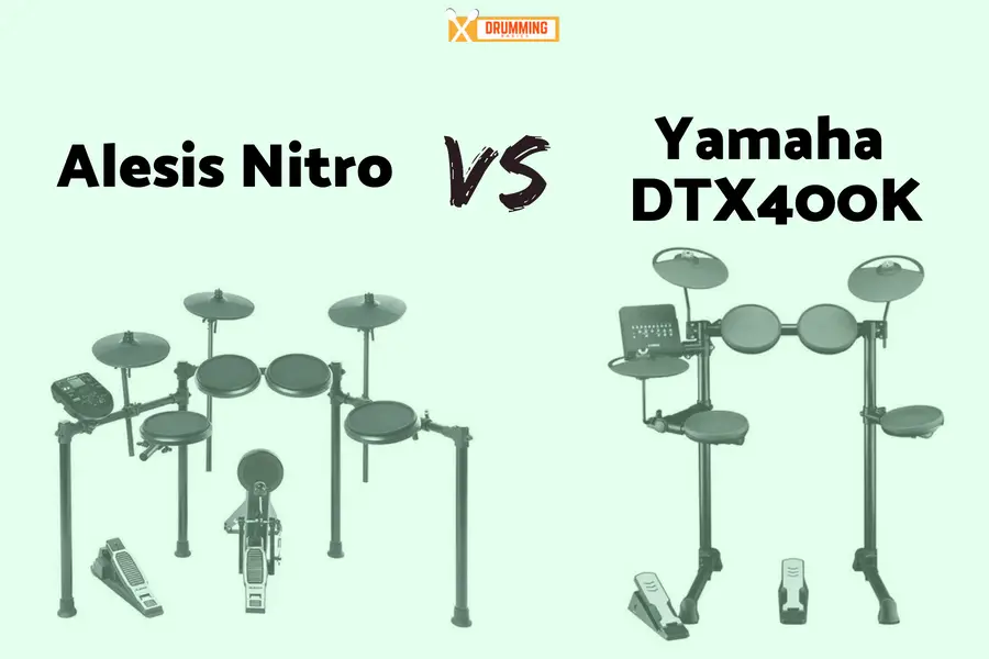 Alesis Nitro vs Yamaha DTX400K