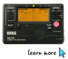 Korg TM 50 black