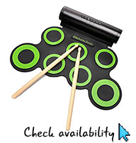 electronic roll up drum mat
