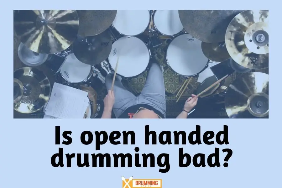 Is open handed drumming bad